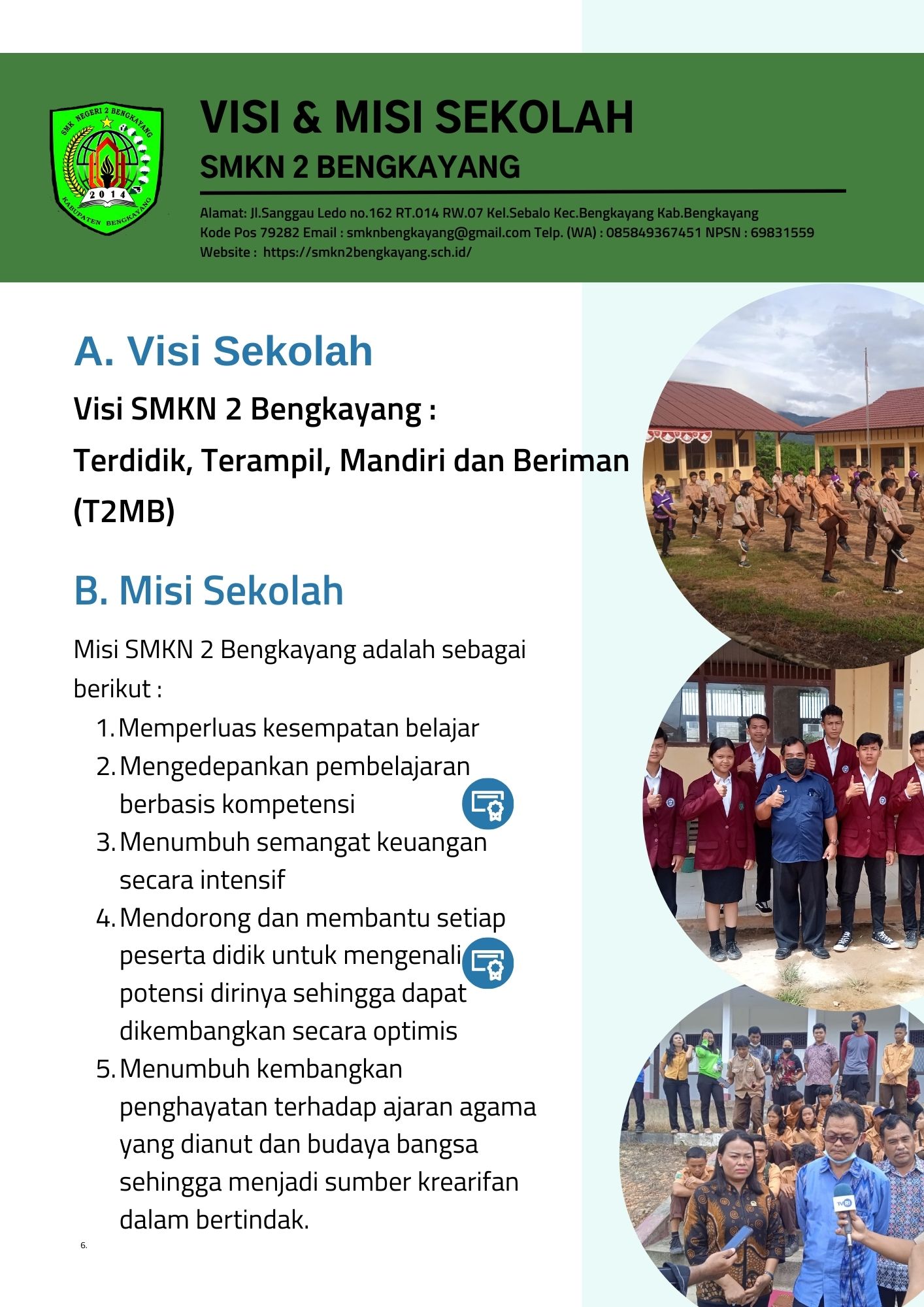 Visi Misi Sekolah